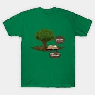 the lazy monkey T-Shirt